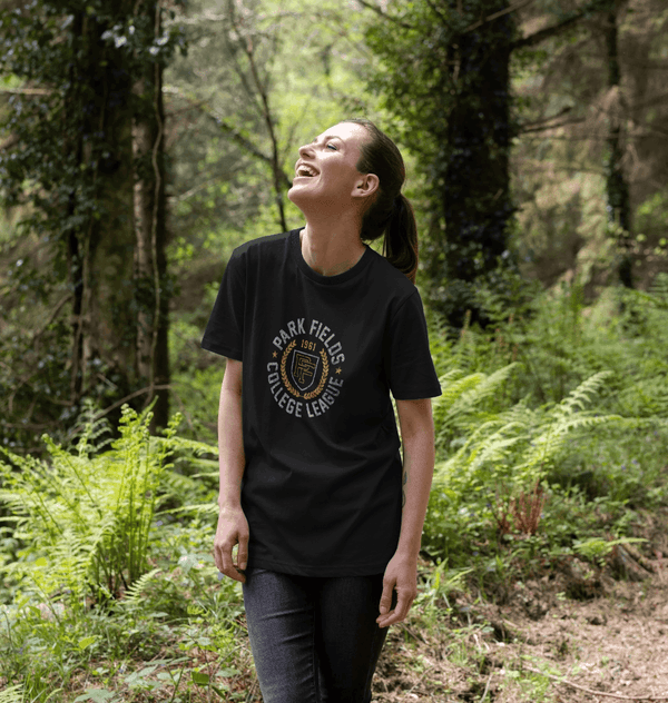 parka london Park Fields Laurel Black T-Shirt