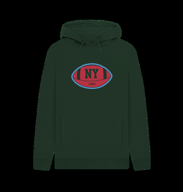 Parka London Park Fields NY Football Green Hoodie