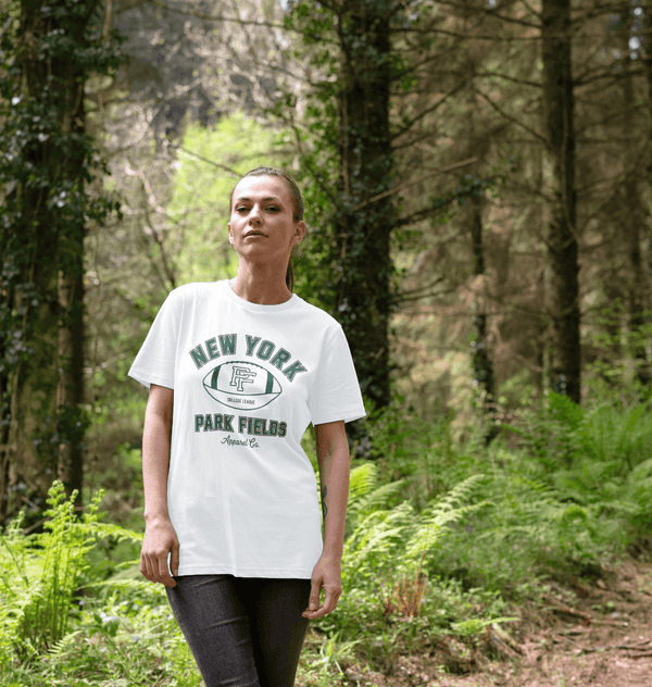 parka london Park Fields NY Football White T-Shirt