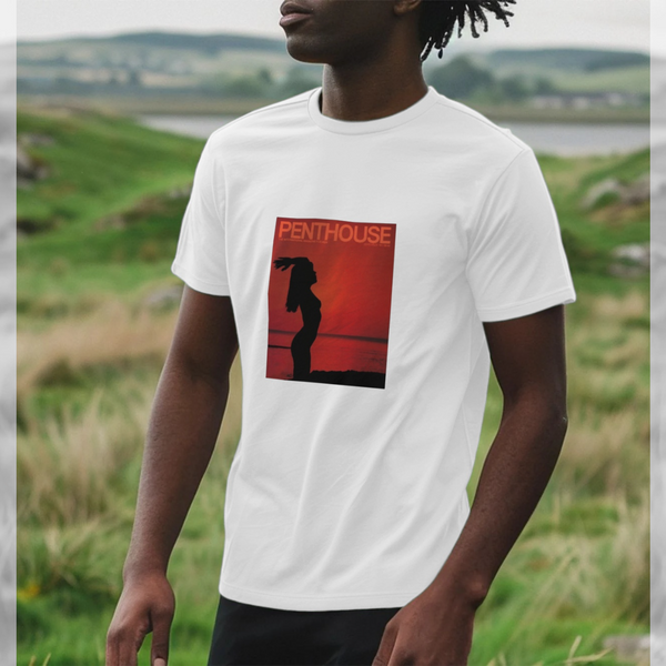 parka london Penthouse 1981 Cover White T-shirt