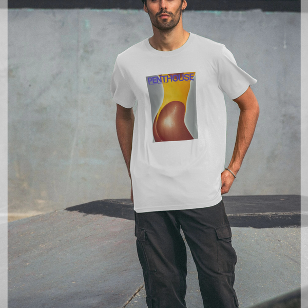 parka london Penthouse 1986 Cover White T-shirt