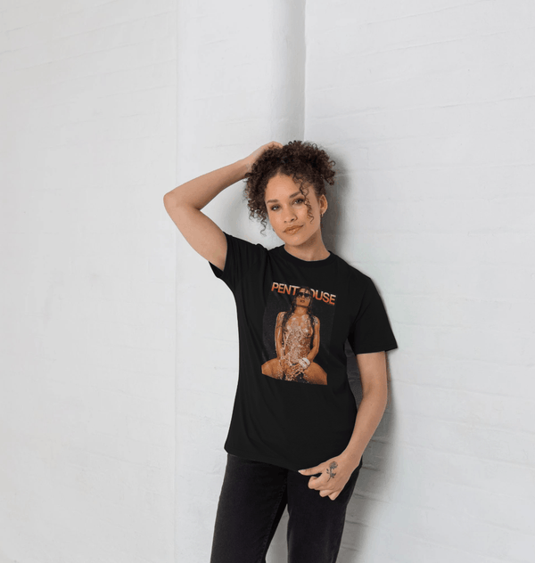 parka london Penthouse Life On Top Black T-shirt