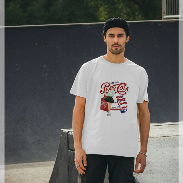 parka london Pepsi Cola Vintage White T-Shirt