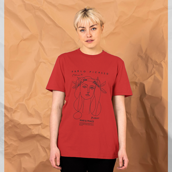 parka london Picasso War & Peace Red T-Shirt