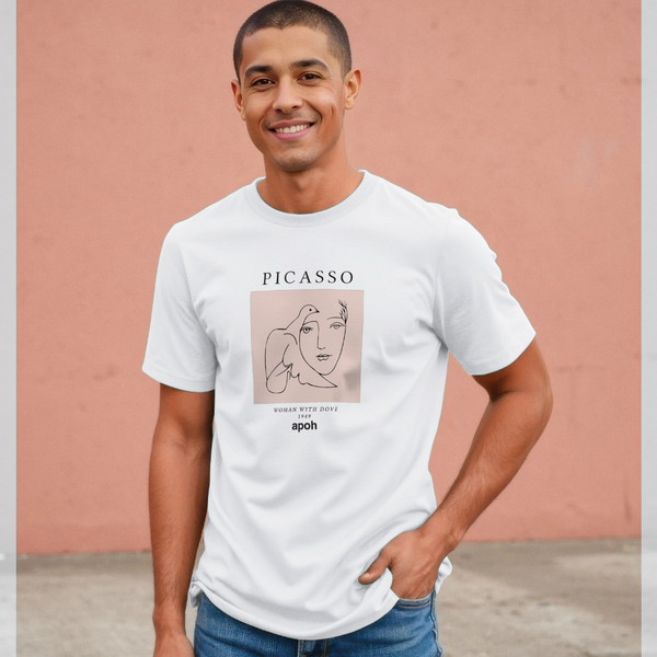 parka london Picasso Woman with Dove White T-Shirt