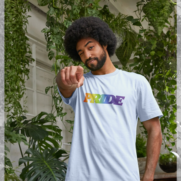 parka london Pride Slogan Blue T-Shirt