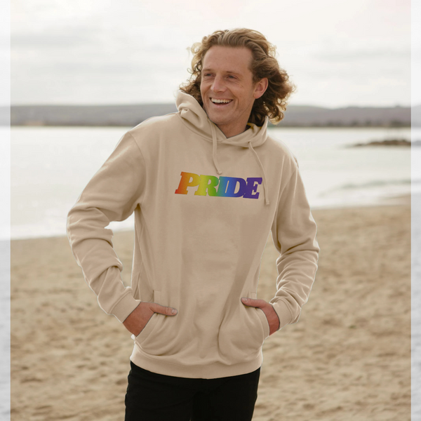 parka london Pride Slogan Cream Hoodie
