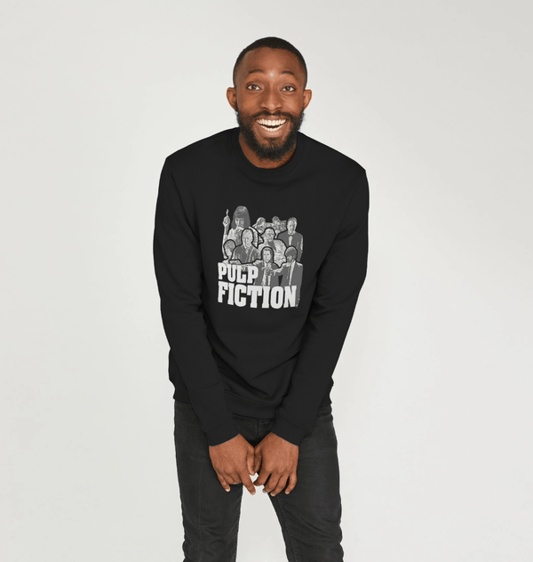 parka london Pulp Fiction Cast Black Sweatshirt