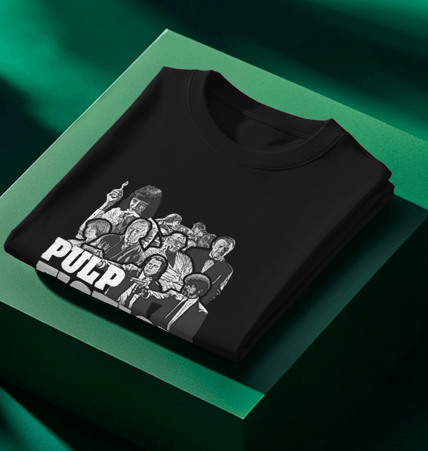 parka london Pulp Fiction Cast Black T-Shirt