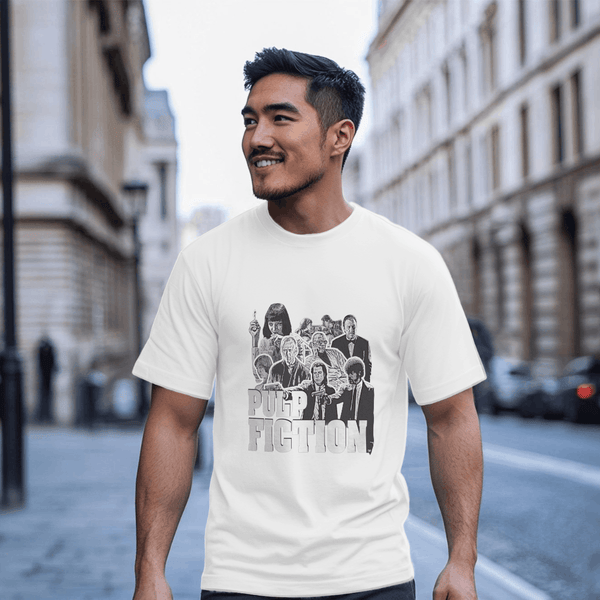 parka london Pulp Fiction Cast White T-Shirt