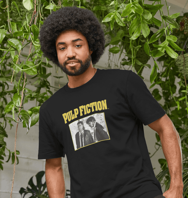 parka london Pulp Fiction Scenes Black T-Shirt