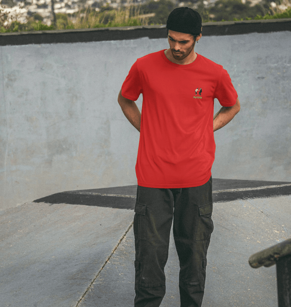 parka london Pulp Fiction Vince & Mia Red T-Shirt