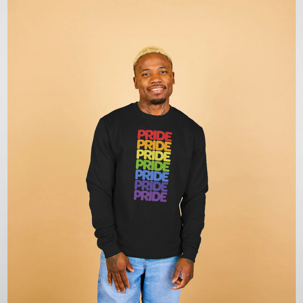 parka london Rainbow Pride Black Sweatshirt