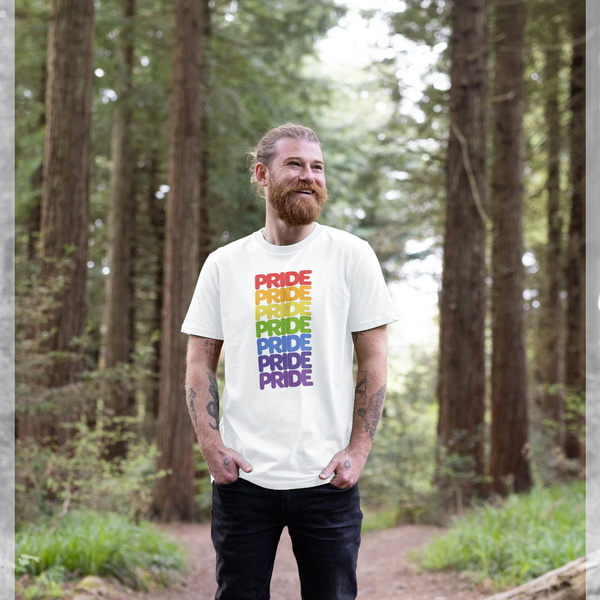 parka london Rainbow Pride White T-Shirt