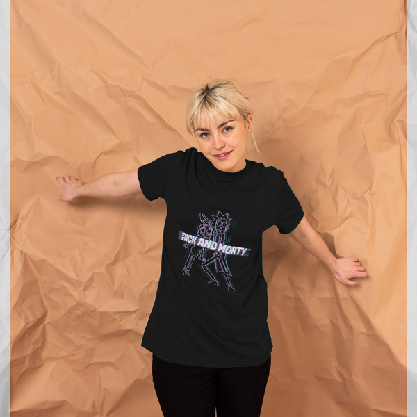 parka london Rick and Morty 3D Black T-Shirt