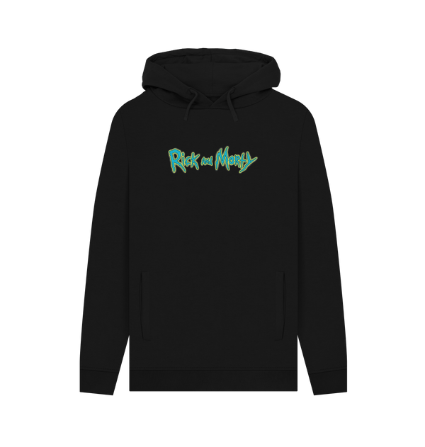Parka London Rick And Morty Logo Black Hoodie