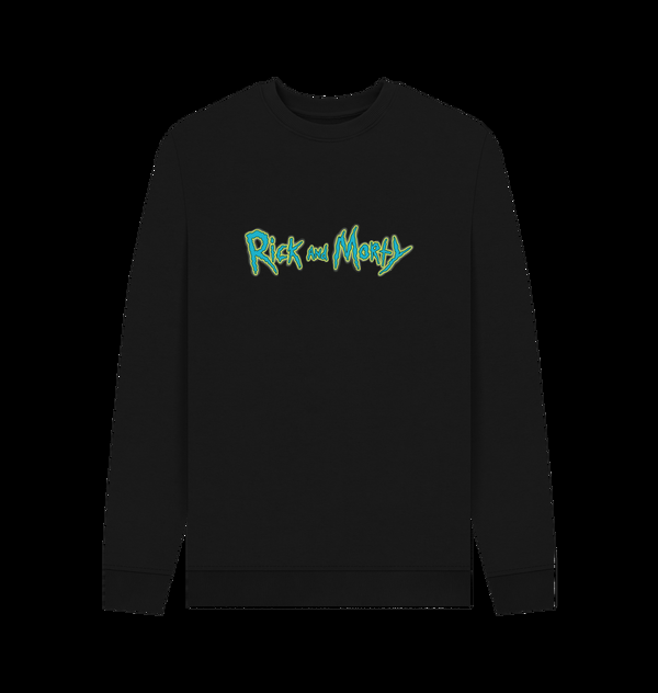 Parka London Rick And Morty Logo Black Sweatshirt