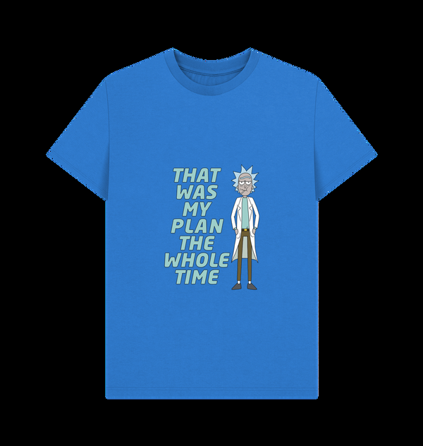 Parka London Rick And Morty 'My Plan' Blue T-Shirt