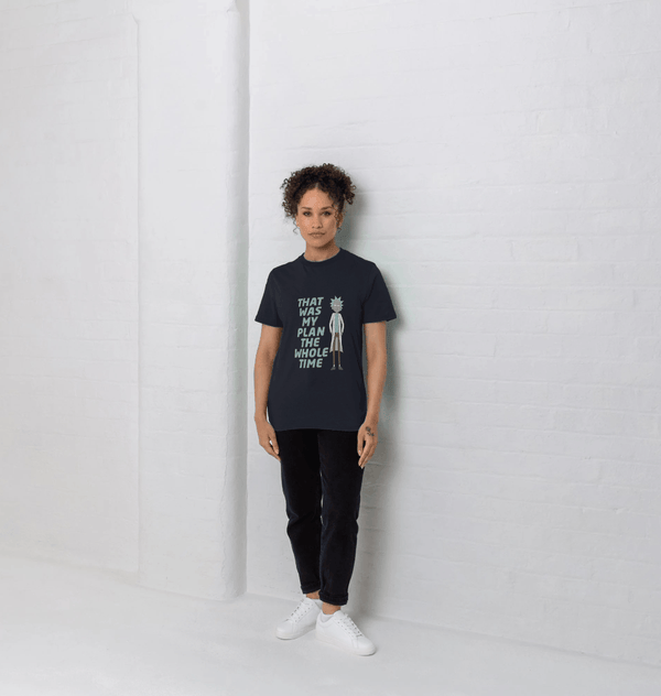 parka london Rick and Morty 'My Plan' Navy T-Shirt