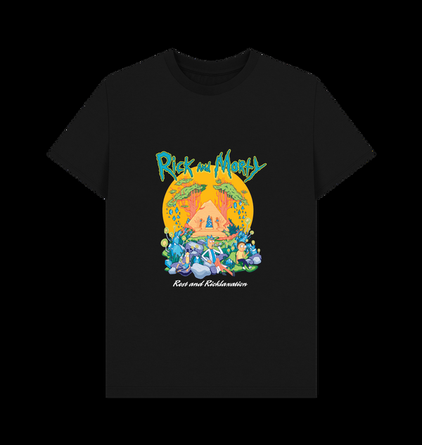 Parka London Rick And Morty Pyramid Black T-Shirt
