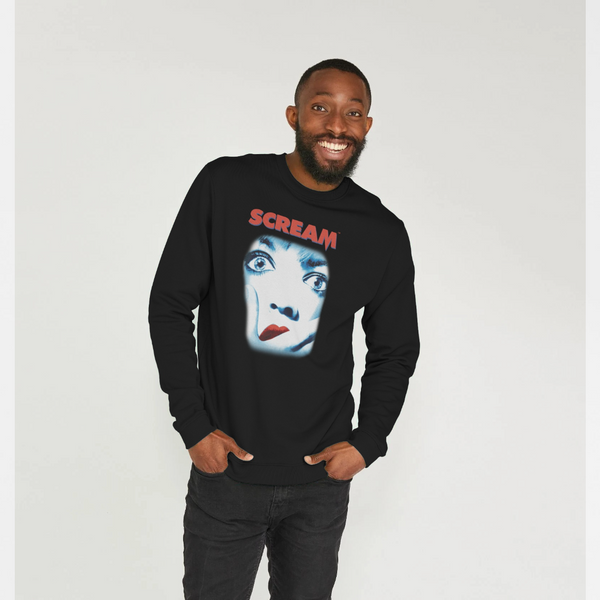 parka london Scream Movie Poster Black Sweatshirt