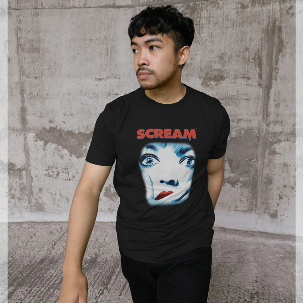 parka london Scream Movie Poster Black T-Shirt