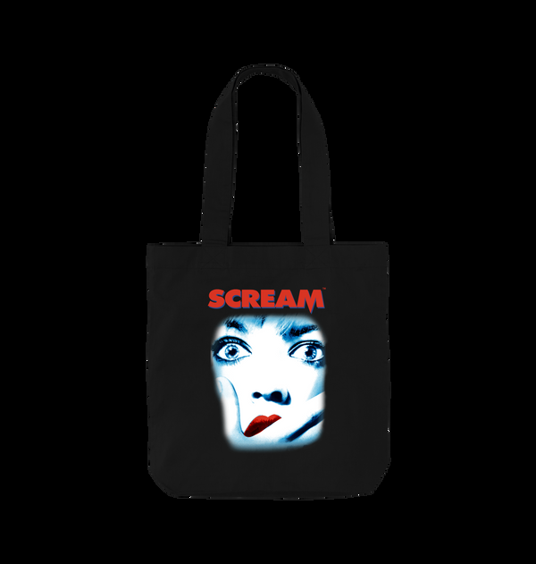 parka london Scream Movie Poster Black Tote Bag