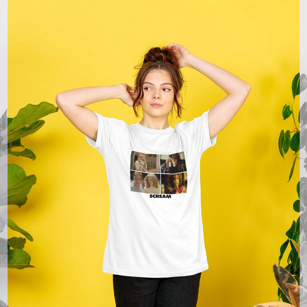 parka london Scream Movie Scenes White T-Shirt