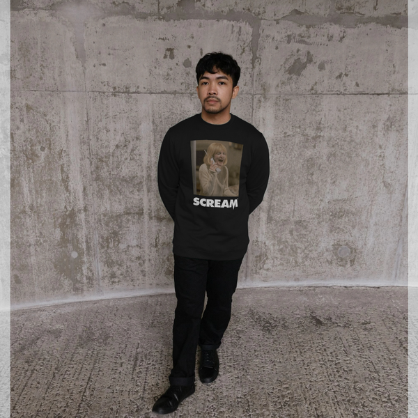 parka london Scream Phone Call Black Sweatshirt