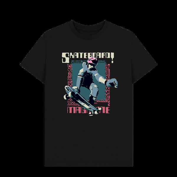 Parka London Skateboard Magazine Black T-Shirt