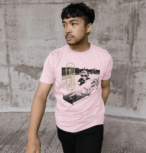 parka london Skateboard Magazine Grab Pink T-Shirt