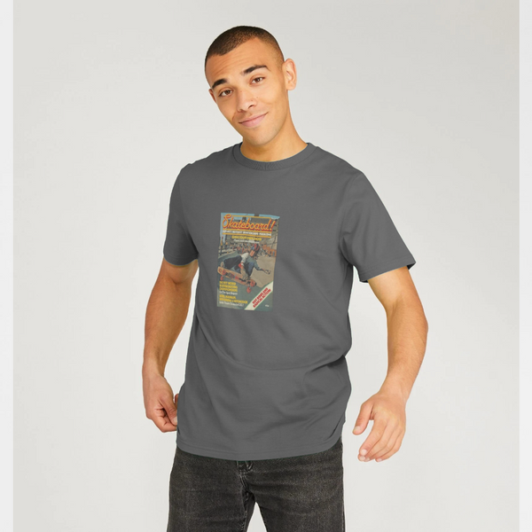 parka london Skateboard Magazine Grey T-Shirt