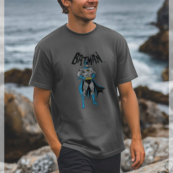 parka london The Batman Vintage Grey T-Shirt