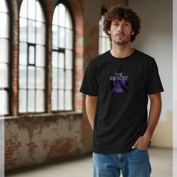 parka london The Exorcist Movie Black T-Shirt