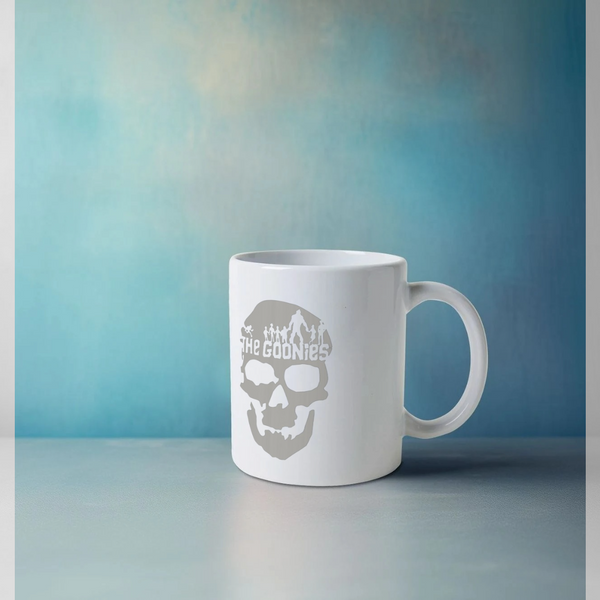 parka london The Goonies Skull White Mug
