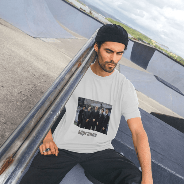 parka london The Sopranos Cast Photo White T-Shirt