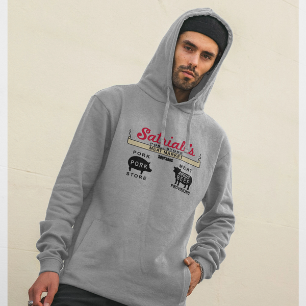parka london The Sopranos Satriales Grey Hoodie