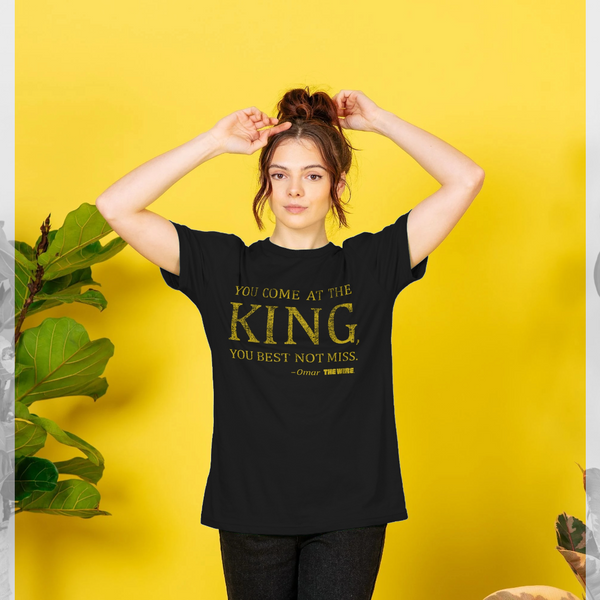 parka london The Wire King Black T-Shirt