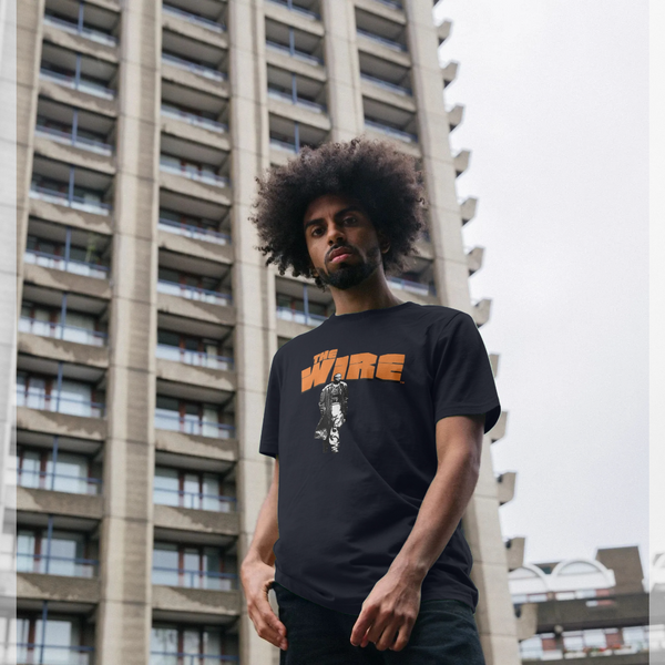 parka london The Wire Omar Navy T-Shirt