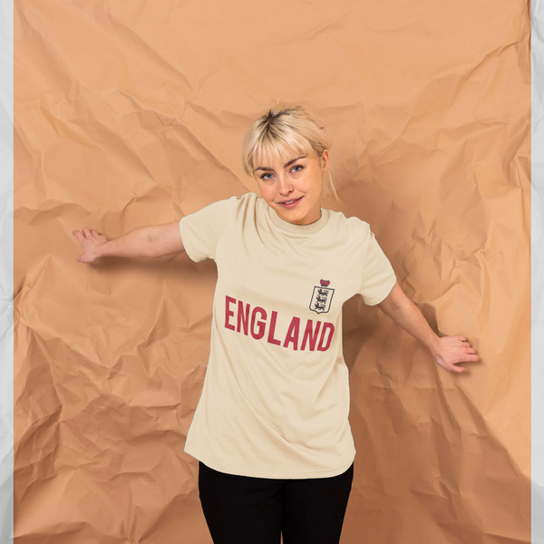 parka london Toffs Football England Cream T-Shirt