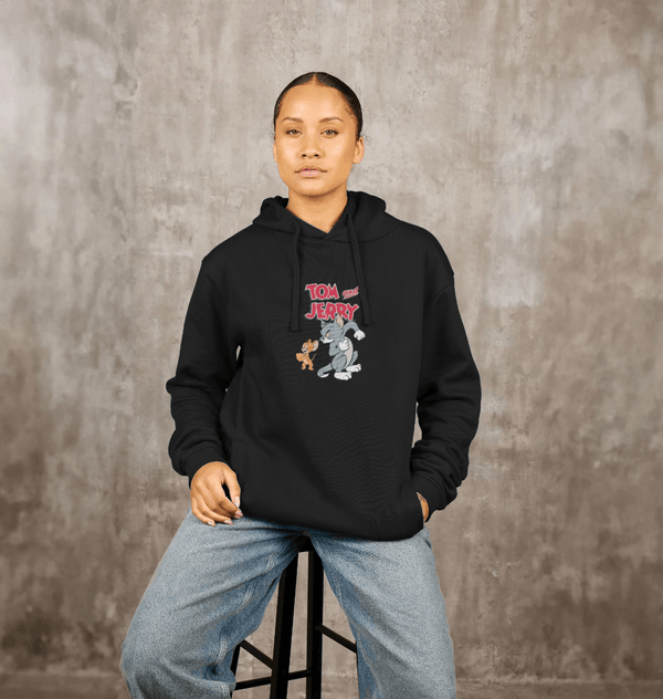 parka london Tom and Jerry 'Cheese' Black Hoodie