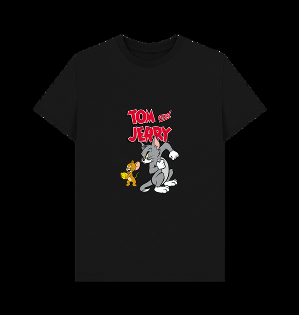 Parka London Tom And Jerry 'Cheese' Black T-Shirt