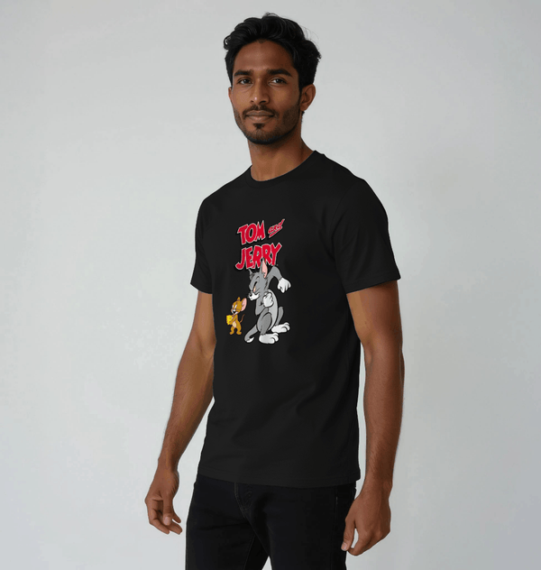 parka london Tom and Jerry 'Cheese' Black T-Shirt