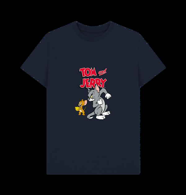 Parka London Tom And Jerry 'Cheese' Navy T-Shirt
