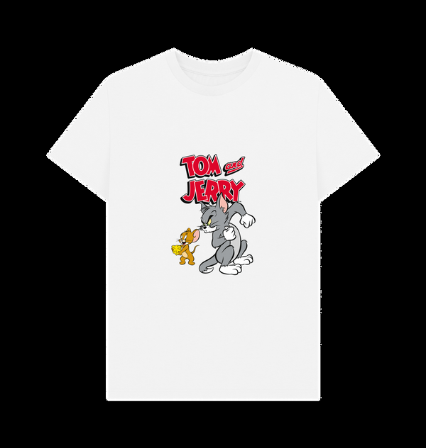 Parka London Tom And Jerry 'Cheese' White T-Shirt