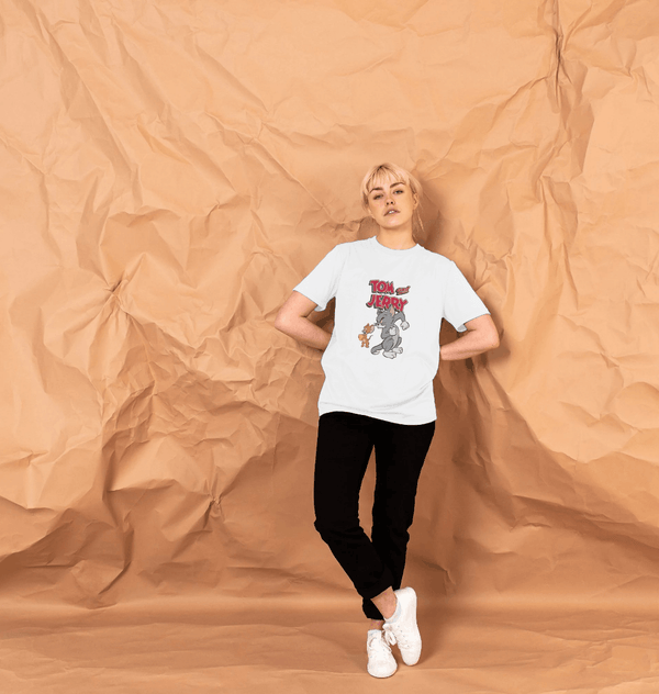 parka london Tom and Jerry 'Cheese' White T-Shirt