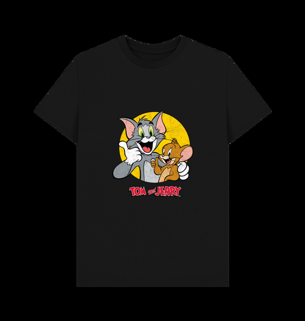 Parka London Tom And Jerry 'Thumbs Up' Black T-Shirt
