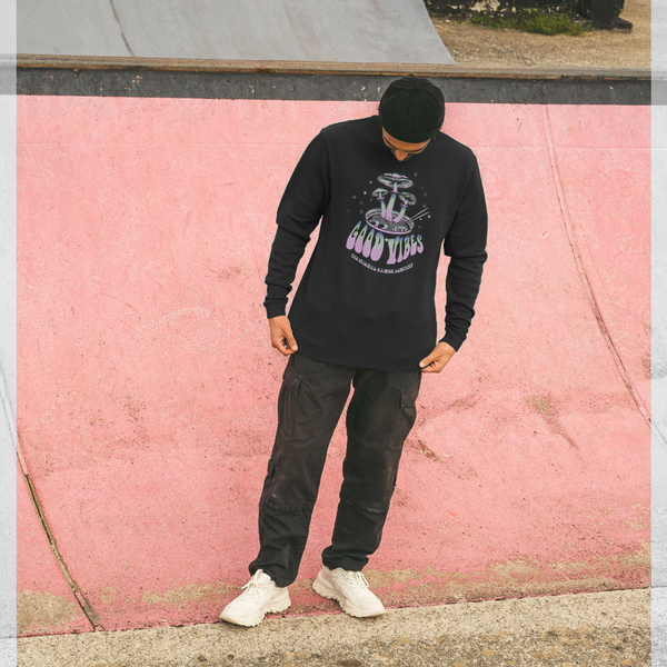 parka london TORC Good Vibes Black Sweatshirt