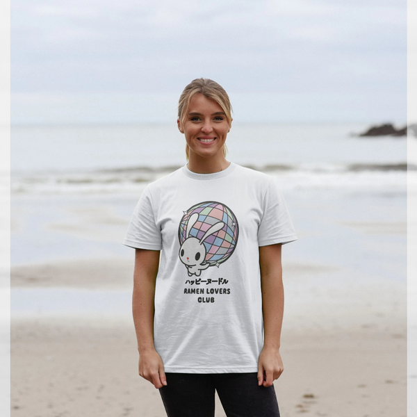 parka london TORC Ramen Disco Bunny White T-Shirt