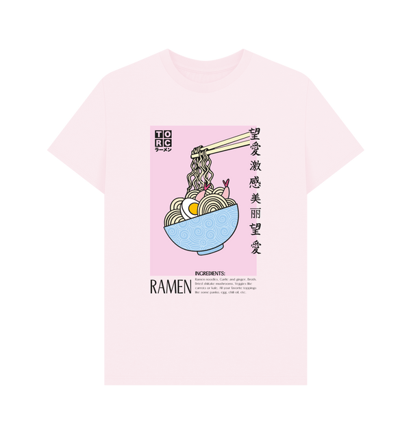 Parka London Torc Ramen Ingredients Pink T-Shirt